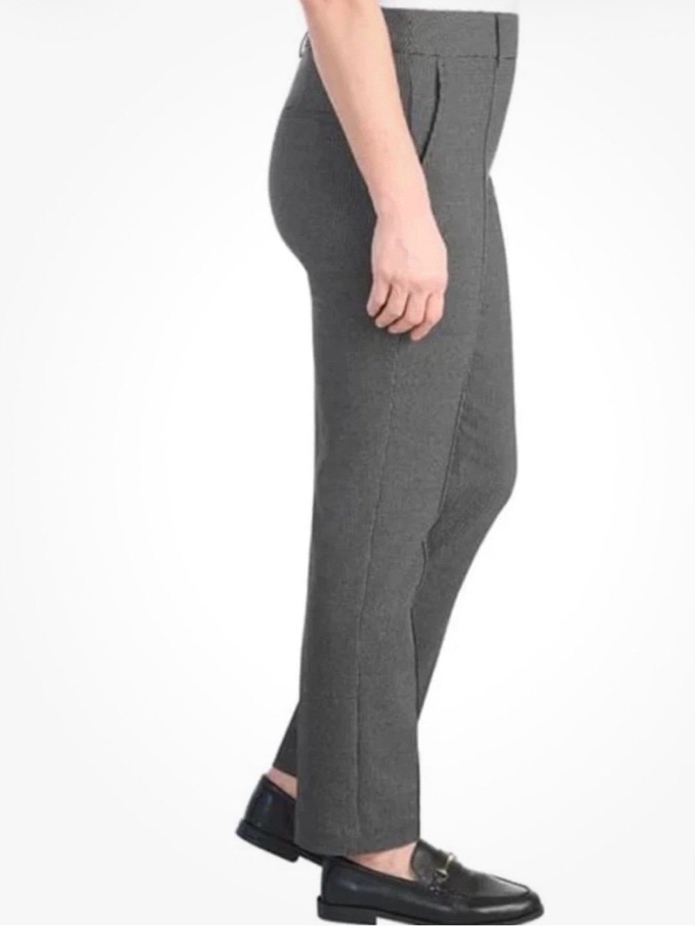 Hilary Radley Women's Houndstooth Slim Leg Tummy control pant